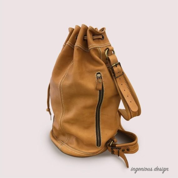 Leather Craft Backpack Bag