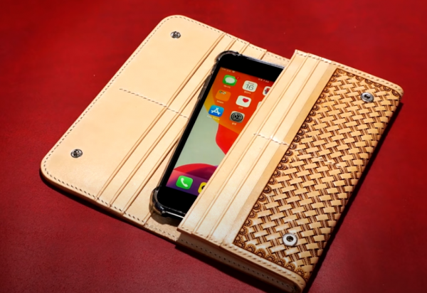 Leather Craft Long Wallet Leather Craft PDF Pattern