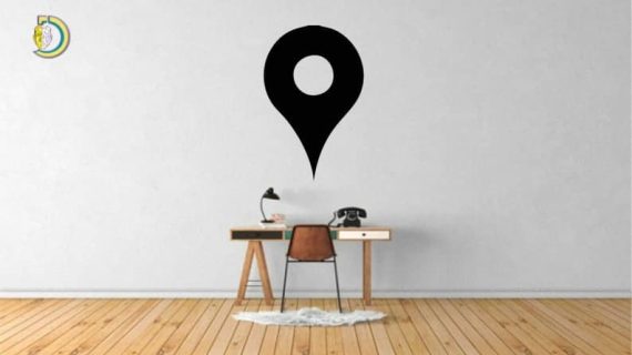Location Icon Wall Decor Wall Sticker CDR DXF Free Vector