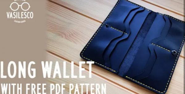 Long Wallet Pattern A4 PDF Pattern