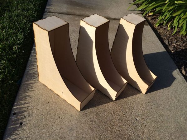 Magazine Holder 3mm Plywood Free DXF File