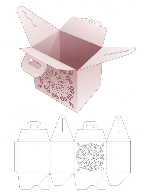 Meal_box_with_mandala_stencil_and_handle_die_cut_template