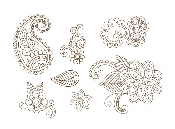 Mehndi Henna Design Vectors Free Vector - Dezin.info