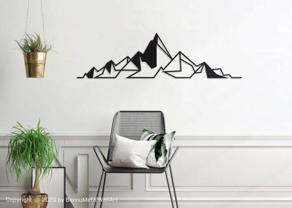 Metal Mountain Wall Decor, Mountain Homes Decor