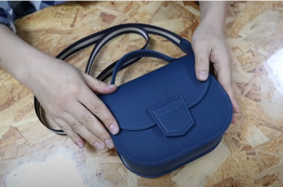 Mini Hand Bag Leather Craft PDF, Leather Craft Pattern