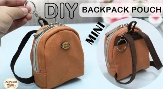 Mini backpack by Ae PooiM Leather template pdf free