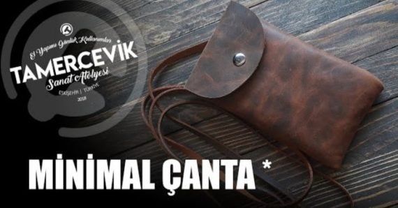 Mini bag from Tamer Çevik Leather template pdf free