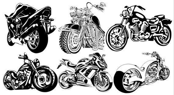 Motorcycles Vector