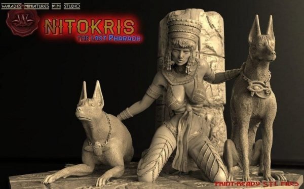 Nitokris the last pharaon 3D print model
