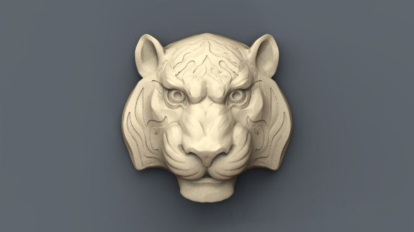 ORNAMENT TIGER STL FILE FREE