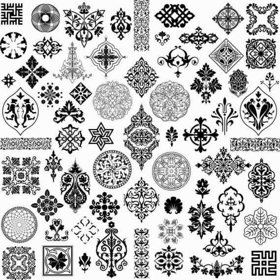 ORNAMENT VECTOR CNC LASER CUTTING CDR DXF FILE FREE