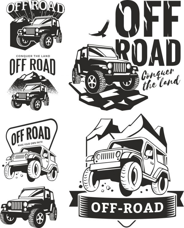 Off Road Decals Free Vector - Dezin.info