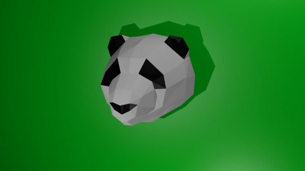 Panda 3d Polygonal Papercraft Template