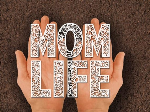 Papercut Mom Life SVG Cut File