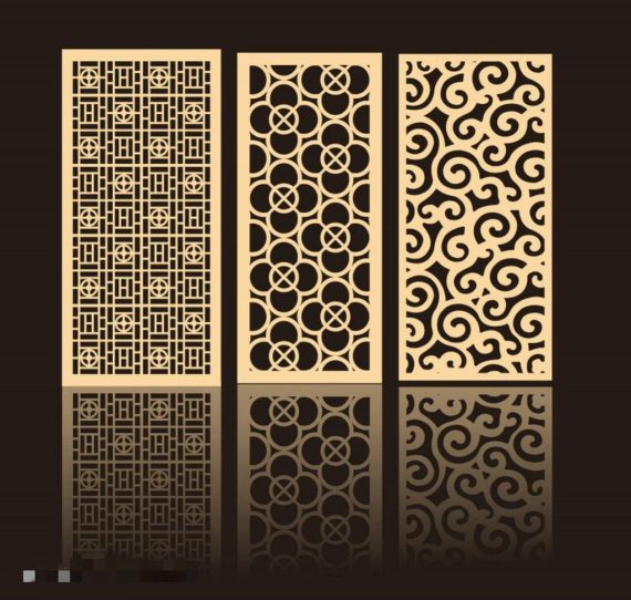 Partition panel set Vector File Free 15