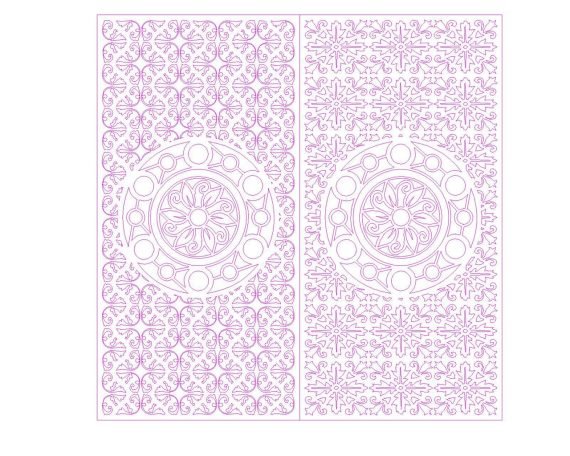 Partition panel set Vector File Free 3