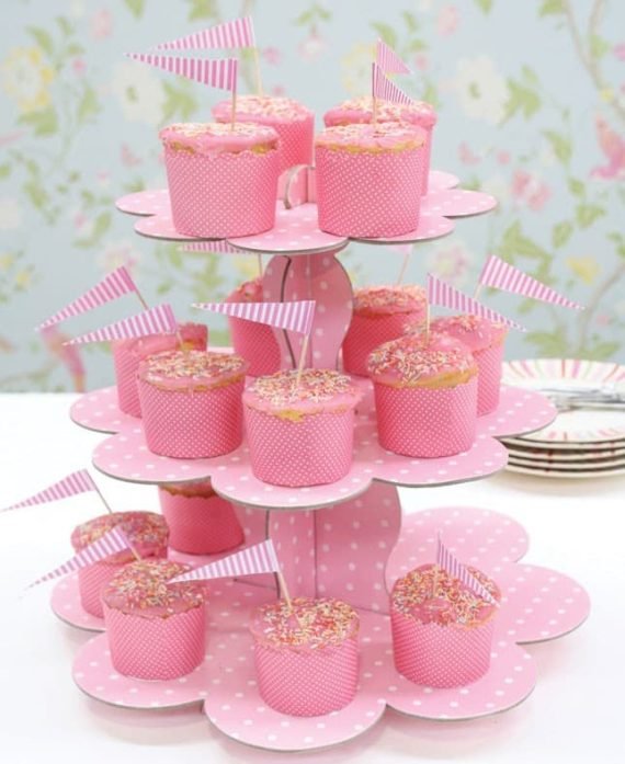 Party Cup Cake Stand Laser Cut CDR File