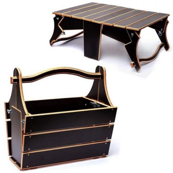 Picnic table basket Layout