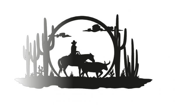 Plasma Cut Cowboy Free Vector - Dezin.info