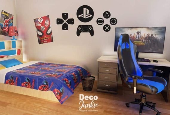 PlayStation 10 Pieces Wooden Wall Decor Set