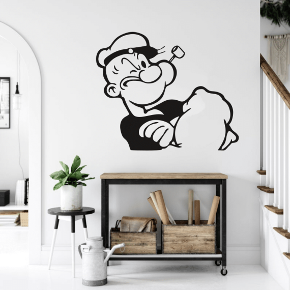 Popeye the Sailor Man Wall Decor, Metal Wall art