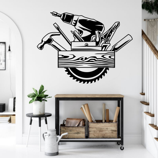 Repair Kit Metal Wall Art, Metal Wall Decor