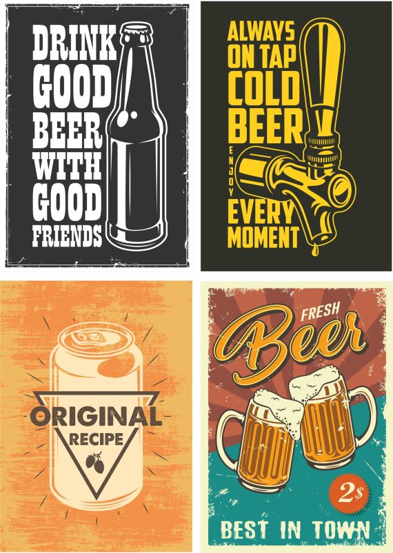 Retro Beer Posters 1 CDR File