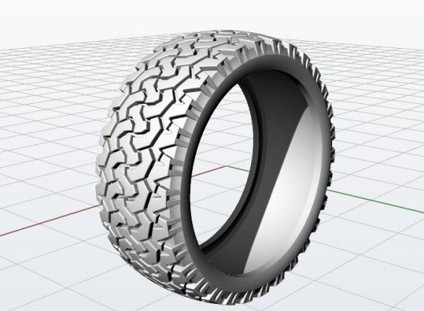 Ring, Jewellery 3D Model, Men’s Ring model stl file for 3D printing 2