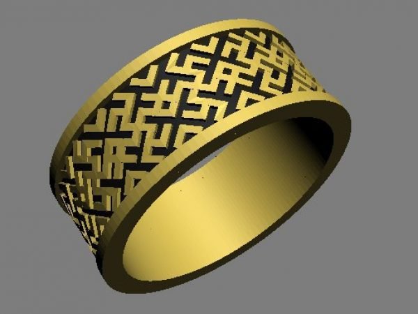 Ring, Jewellery 3D Model, Men’s Ring model stl file for 3D printing 26