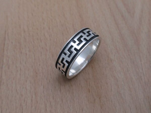 Ring, Jewellery 3D Model, Men’s Ring model stl file for 3D printing 9