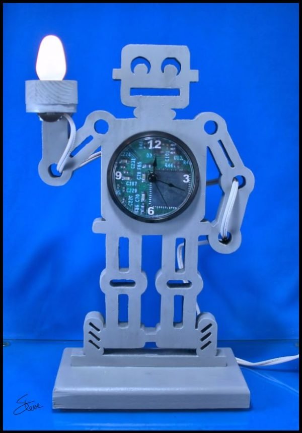Robot Clock And Night Light Free PDF File