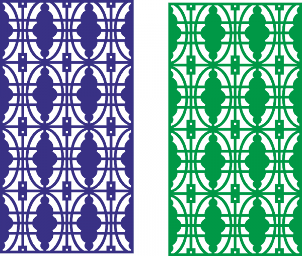 Seamless lace border design partition screen Free Vector