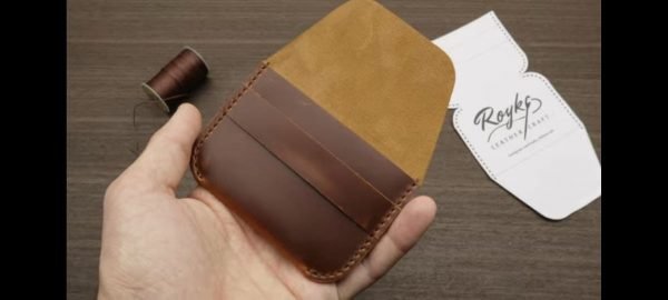 Simple cardholder from Royko Leather