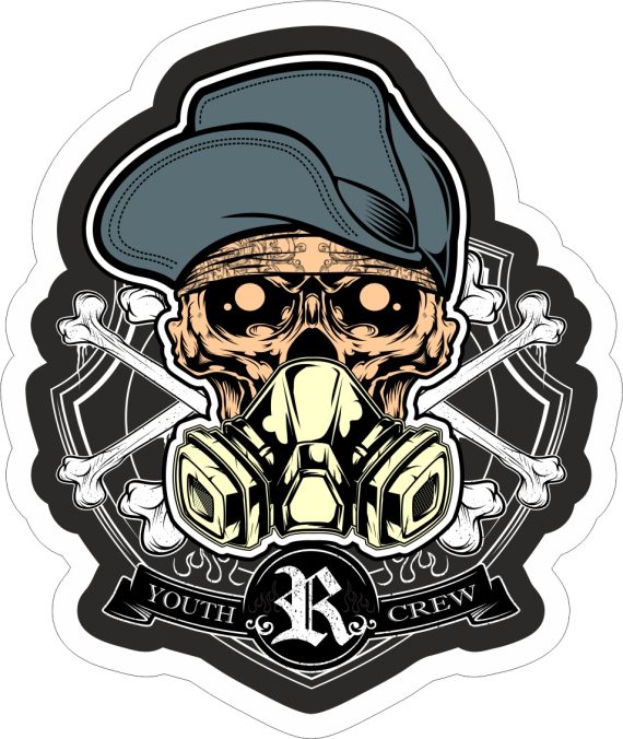 Skull Crew Sticker CDR File