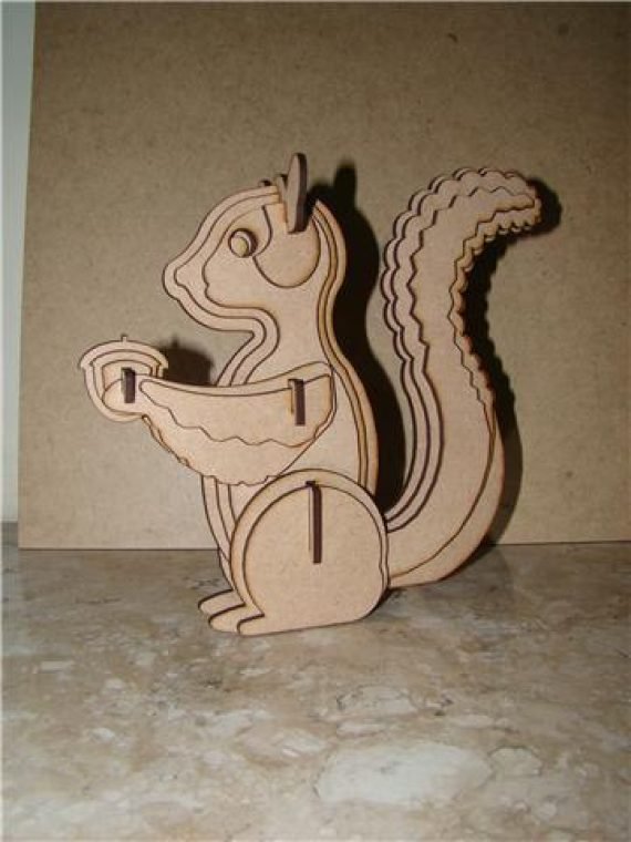 Squirrel For Sarah dxf File