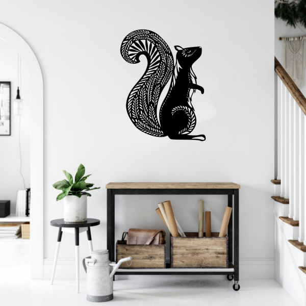 Squirrel Wall Decor Free Vector