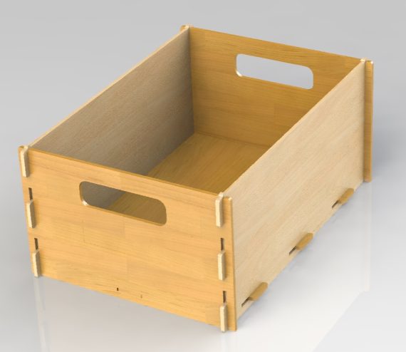 Stackable box material 4 mm tackable Box