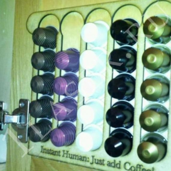 Stand for coffee capsules