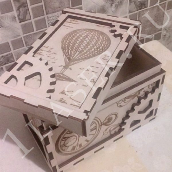 Steampunk jewelry box Layout