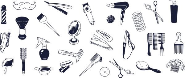 Styling Element set Vector File Free