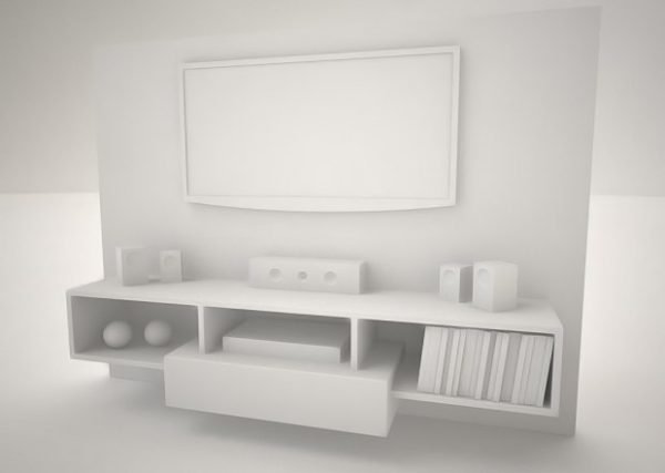 TV Set 3D Model