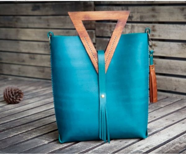 Tote Bag with Triangle Handles from Eleana workshop
