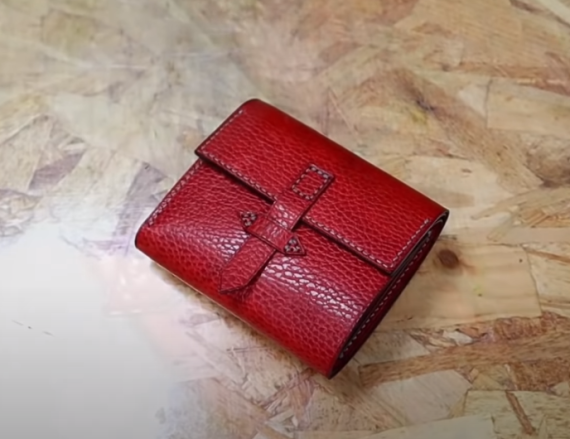 Tri-Fold Wallet Leather Craft PDF, Leather Craft Pattern