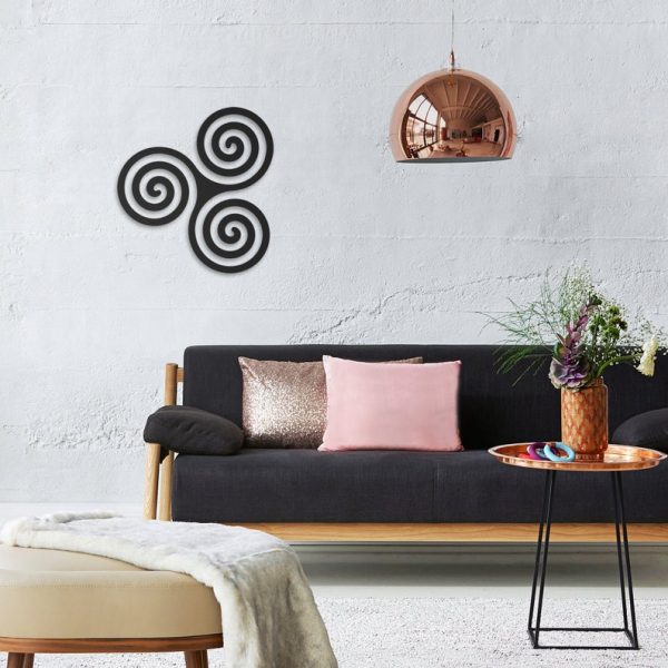 Triskelion Metal Wall Art, Metal Wall Sign, Metal Wall Hanging