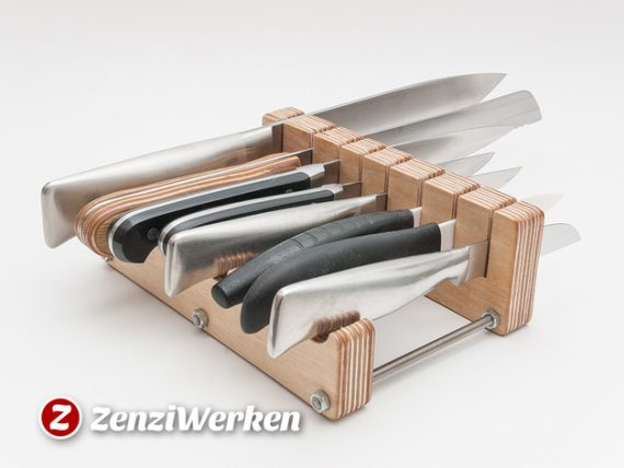 Two-piece knife block dxf file free