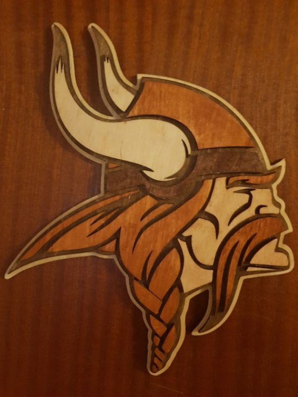 Viking Head Wall hanging CNC File Free