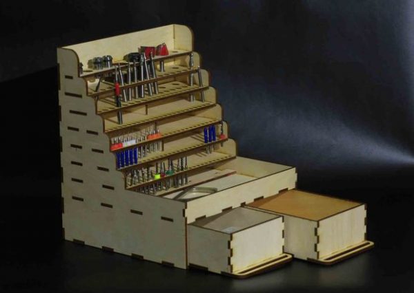 WOODEN HARDWARE STAND CNC CUTTING FILE FREE