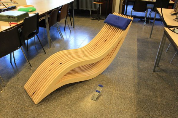 WOODEN PARAMETRIC ROCKING CHAIR CNC CUT FILE