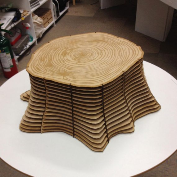 WOODEN TREE TABLE CNC CUT FILE