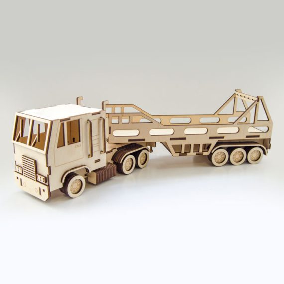 WOODEN TRUCK LASER CUTTING CNC FILE FREE